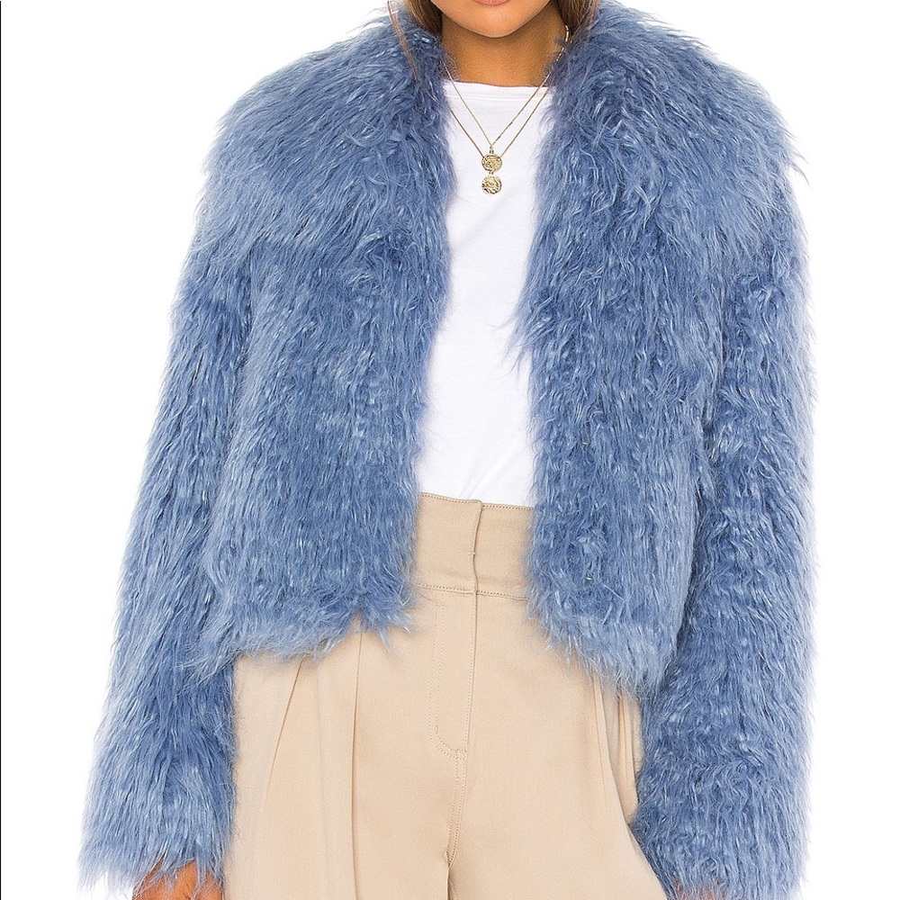 Unreal Fur Blue Jacket